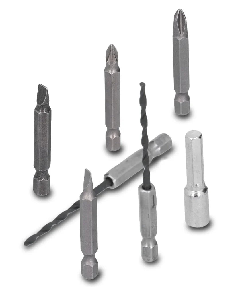 Set Of Drills And Hand Tools For Multiple Uses