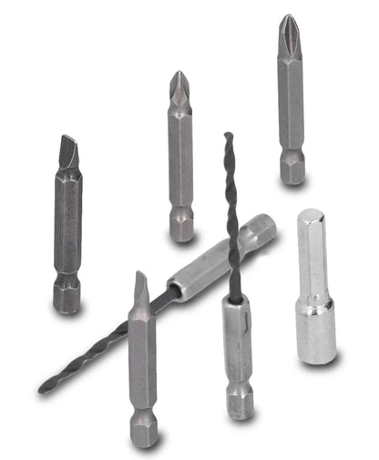 Set Of Drills And Hand Tools For Multiple Uses